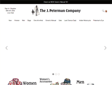 Tablet Screenshot of jpeterman.com